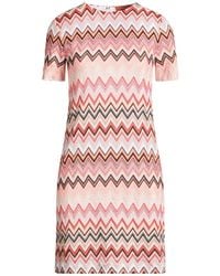 Missoni - Mini Dress Cotton, Viscose - Lyst