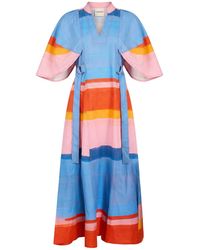 LOVEBIRDS - Maxi Dress Linen, Cotton - Lyst