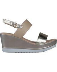 Phil Gatièr By Repo Leather Sandals in Light Grey (Grey) | Lyst UK