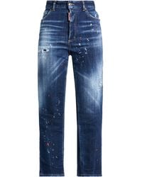 DSquared² - Jeans Cotton, Elastane, Calfskin - Lyst