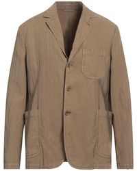 Aspesi - Blazer Lyocell, Linen, Cotton - Lyst