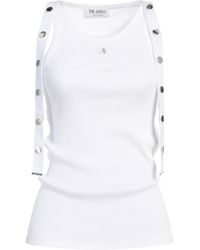 The Attico - Tank Top Cotton, Polyester - Lyst