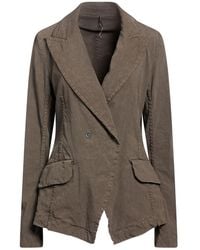Masnada - Blazer Linen, Viscose, Elastane - Lyst