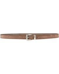Eleventy - Platinum Camel Belt Leather - Lyst