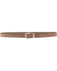 Eleventy - Platinum Camel Belt Leather - Lyst
