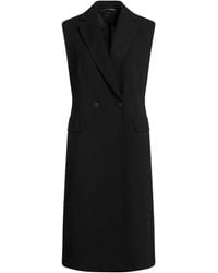 Max Mara - Overcoat & Trench Coat Viscose, Linen - Lyst