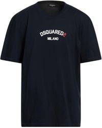 DSquared² - Midnight T-Shirt Cotton - Lyst