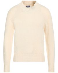 Drumohr - Cream Sweater Cotton - Lyst
