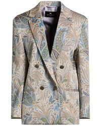 Etro - Blazer Polyester, Viscose, Cotton, Polyamide, Elastane - Lyst