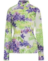 Versace - Shirt Silk - Lyst