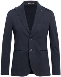 AT.P.CO - Midnight Blazer Cotton, Polyamide, Elastane - Lyst