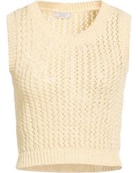 Peserico - Cream Top Cotton, Polyester - Lyst
