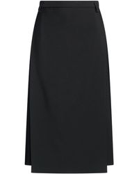 The Row - Midi Skirt Virgin Wool - Lyst