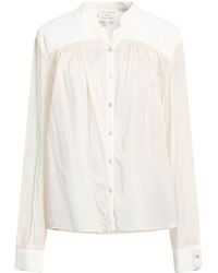 ALESSIA SANTI - Ivory Shirt Cotton, Viscose - Lyst