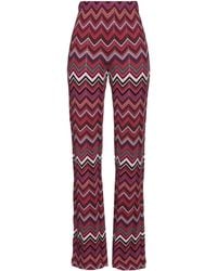 Missoni - Fuchsia Pants Viscose, Polyester - Lyst