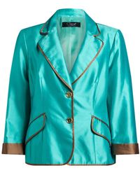 Clips - Blazer Cotton, Silk - Lyst