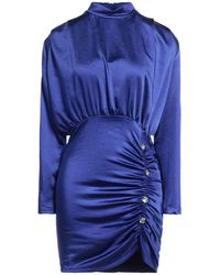 VANESSA SCOTT - Bright Mini Dress Polyester - Lyst