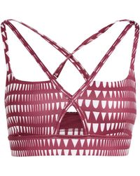 PUMA x LEMLEM - Lemlem Low Impact Bra Garnet Top Polyester, Elastane - Lyst
