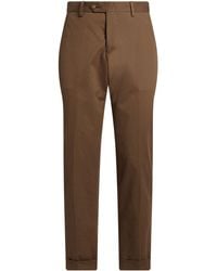 Barba Napoli - Khaki Pants Cotton, Elastane - Lyst