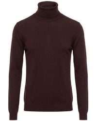 Fedeli - Dark Turtleneck Virgin Wool - Lyst
