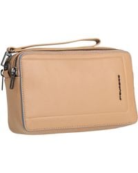 Piquadro - Camel Beauty Case Cow Leather, Eva (Ethylene - Lyst