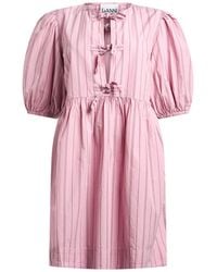 Ganni - Mini Dress - Lyst