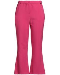 LUCKYLU  Milano - Fuchsia Pants Polyester, Elastane - Lyst