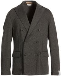 Paolo Pecora - Charcoal Blazer Viscose, Polyamide, Elastane - Lyst