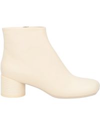 MM6 by Maison Martin Margiela - Anatomic Leather Zip Ankle Boots - Lyst