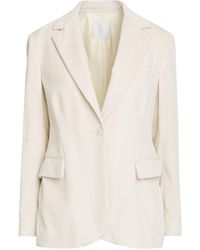Eleventy - Ivory Blazer Cotton - Lyst