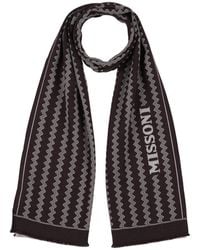 Missoni - Chocolate Scarf Wool - Lyst