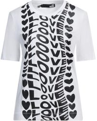 Love Moschino - T-Shirt Cotton, Elastane - Lyst