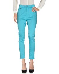 Manila Grace Pantalones - Azul