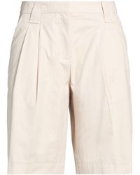 Ganni - Shorts & Bermuda Shorts Organic Cotton, Linen - Lyst