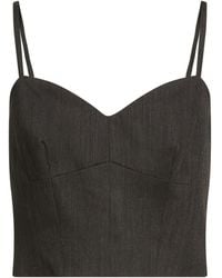 Marella - Charcoal Top Virgin Wool, Polyester, Viscose - Lyst