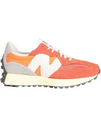 New Balance - 327 Tomato Sneakers Leather, Textile Fibers - Lyst
