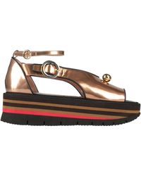 Pollini - Sandals Leather - Lyst