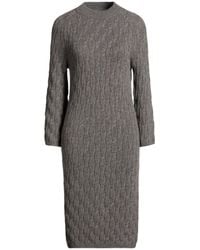 Agnona - Midi Dress Cashmere - Lyst