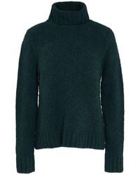 Anneclaire - Dark Turtleneck Cotton, Polyamide, Elastane - Lyst