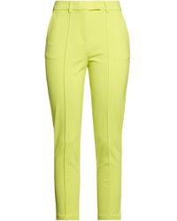 Manila Grace - Lime Pants Viscose, Polyamide, Elastane - Lyst
