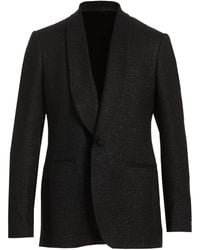 Lardini - Blazer Wool, Polyamide, Polyester - Lyst