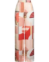 Fendi - Light Pants Silk - Lyst