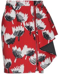 Boutique Moschino Gonna ginocchio - Rosso