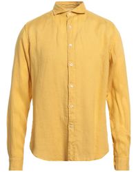 Tintoria Mattei 954 - Ocher Shirt Linen - Lyst