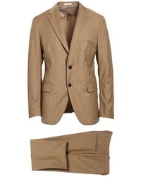 Boglioli - Sand Suit Virgin Wool - Lyst