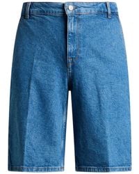 SELECTED - Denim Shorts Organic Cotton, Hemp, Elastane - Lyst