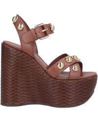 Casadei - Sandals Leather - Lyst