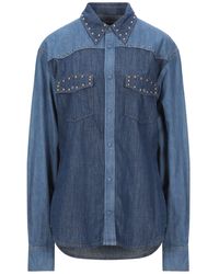 Roberto Cavalli - Denim Shirt - Lyst