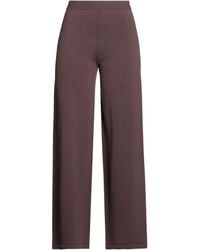 Gentry Portofino - Chocolate Pants Virgin Wool, Cashmere - Lyst