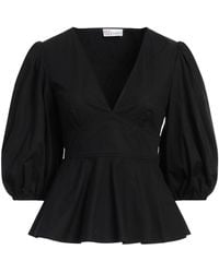 RED Valentino - Top Cotton, Elastane - Lyst